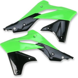 Radiator Shroud - Green/Black - KXF 250