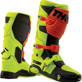 Radial Boots - Orange Fluorescent/Yellow - Size 8