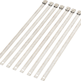 Cable Tie - Silver - 8" - 8 Pack