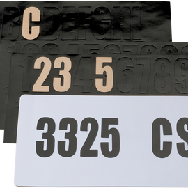 License Plate Decal Kit