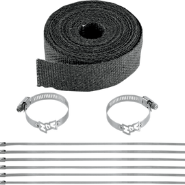 Black Exhaust Wrap - 2"x25'