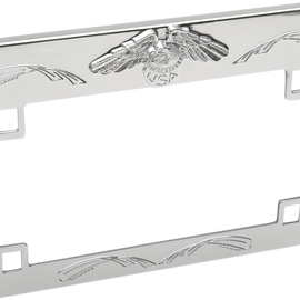 Eagle License Plate Frame - Chrome