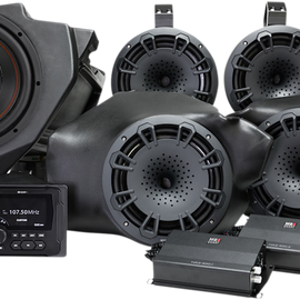 800W Audio System - 4 Speakers 2 Amplifiers - RZR