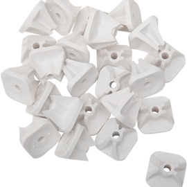 Single Backer Plates - White - 24 Pack