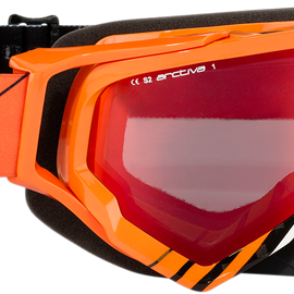 Vibe Goggles - Black/Orange/White