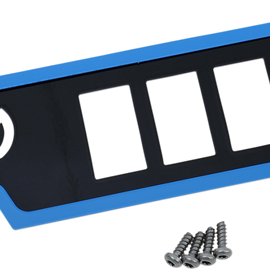 Dash Plate - Left - Blue - RZR