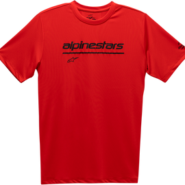 Tech Line Up Performance T-Shirt - Red - Medium