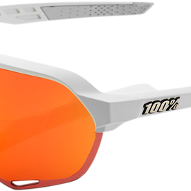 S2 Sunglasses - White - Red Mirror