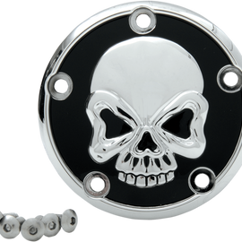 Point Cover Skull Chrome 5 Hole