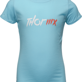 Girl's MX T-Shirt - Sea Blue - Large
