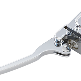 Chrome 9/16" Clutch Master Cylinder Assembly