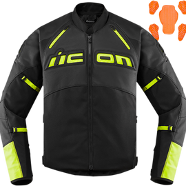 Contra2 CE Jacket - Black/Hi-Viz - Medium
