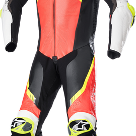 GP Tech Suit v4 - Black/Red Fluorescent/Yellow Fluorescent - US 48 / EU 58