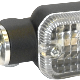 Turn Signal - DOT&E-mark - Dual Filament - Black/Clear