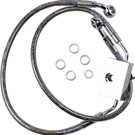 Front Brake Line - XL - Stainless Steel +2"3010014