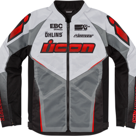 Hooligan Ultrabolt Jacket - Gray/Red - XL