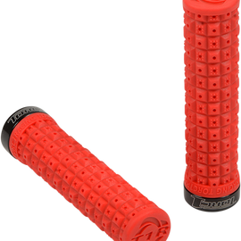 Grips - Defy - Lock-On - ATV - Red/Black