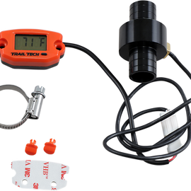 Universal Temperature Meter - Surface Mount - Orange - 19 mm