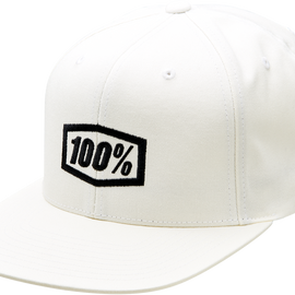 Icon Snapback Hat - White - One Size