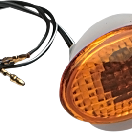 Flat Oval Marker Light -Small - Amber