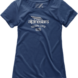 Women's Winged Team T-Shirt - Navy - Large