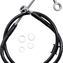 Brake Line - 15-17 Softail - Black