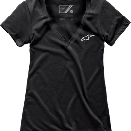 Women's Ageless V-Neck T-Shirt - Black - Small