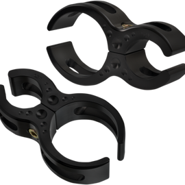 Shock Reservoir Clamps - Black Anodized