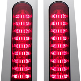 Luces Rojas LED Cromo Salpicadera Trasera