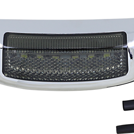 Led Front Fender Tip - White LED/Smoke Lens - Chrome