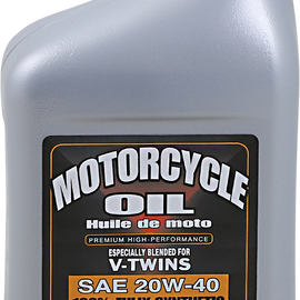 Synthetic Engine Oil - 20W-40 - 1 U.S. quart - Case of 12