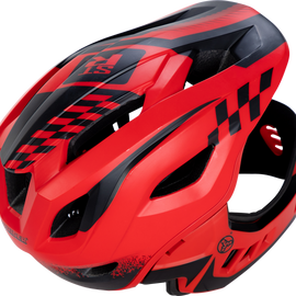 Full Face Helmet - Red - Medium