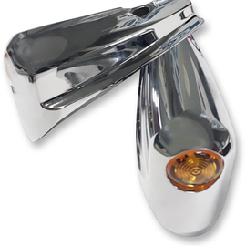 Front LED Turn Signals FLTR - Chrome