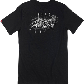 4-Cam T-Shirt - Black - Large