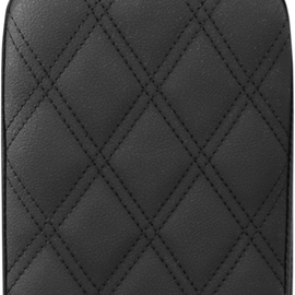 Lattice Stitched Sissy Bar Pad - Black