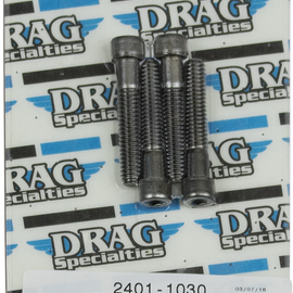 Bolt Kit M8 Transmission Cover Black/Chrome