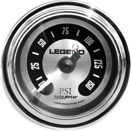 Fairing Mounted LED Backlit PSI Gauges - Spun Aluminum