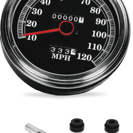 5" MPH FL-Style 2:1 Speedometer - '89-'95 Black Face