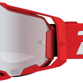 Armega Goggles - War Red - HiPER Silver Mirror