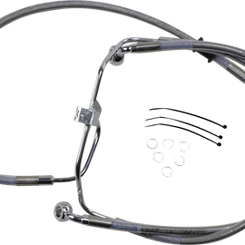 2" Brake Line - Front - Stainless Steel - FXDF08-17