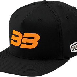 BB33 Hat - Black/Orange - One Size