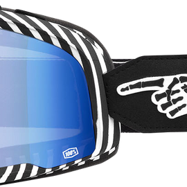 Barstow Goggles - Death Spray - Blue Mirror