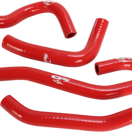 Radiator Hose Kit - Red - Honda