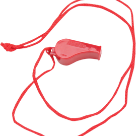 Whistle - Corded - Red