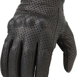 270 Perforated Gloves - Black - Large