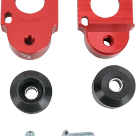 Axle Block Sliders - Suzuki - Red