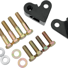 Rear Lowering Kit - Black Powder Coated - Lowers 1" - '97-'01 FL