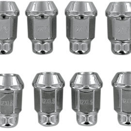 Lug Nut - Chrome - 12 mm X 1.50 - 16 Pack