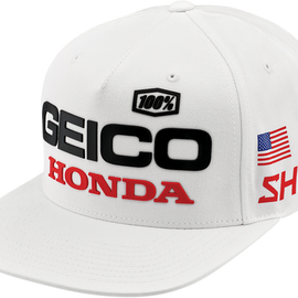 Geico Podium Hat - White