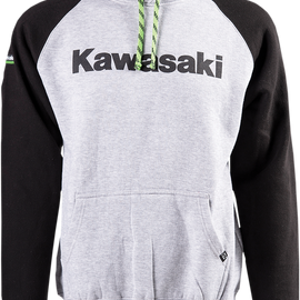 Kawasaki Hoodie - Black/Heather - 2XL